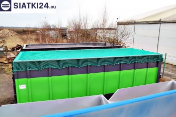 Siatki Czersk - Siatka przykrywająca na kontener - zabezpieczenie przewożonych ładunków dla terenów Czerska