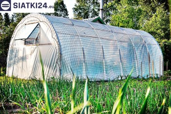 Siatki Czersk - Zabezpieczenie foli na tunelu dla uprawy warzyw przed wiatrem dla terenów Czerska